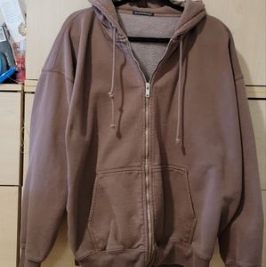 Brandy melville Brown Christy hoodie